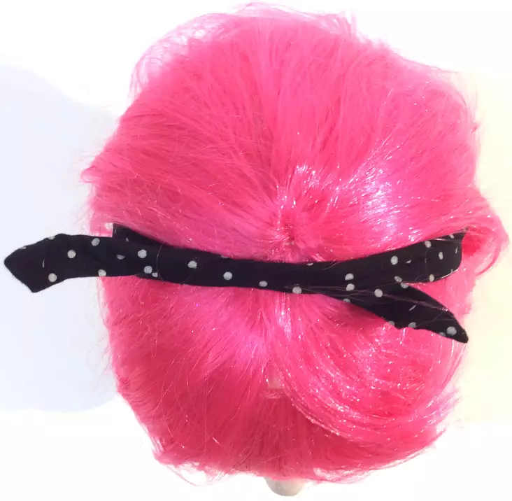 Rautalankahuivi, Polka Dot, musta - Hiuskoristeet - HU381 - 1