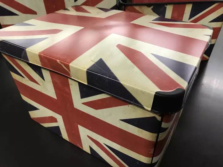 Säilytyslaatikko, Brittilippu 20 litraa - Säilytys - LAAT1 - 1