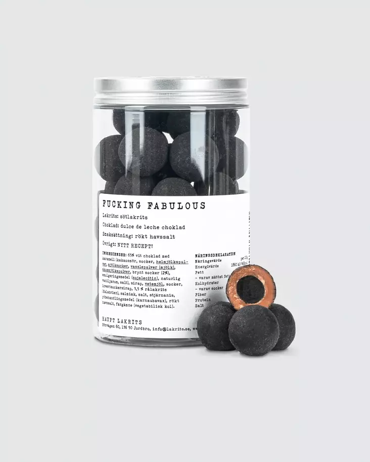 Saltlakrits Fucking Fabulous 250g - Karkki, Makeiset, Karamellit - CANDY11 - 1