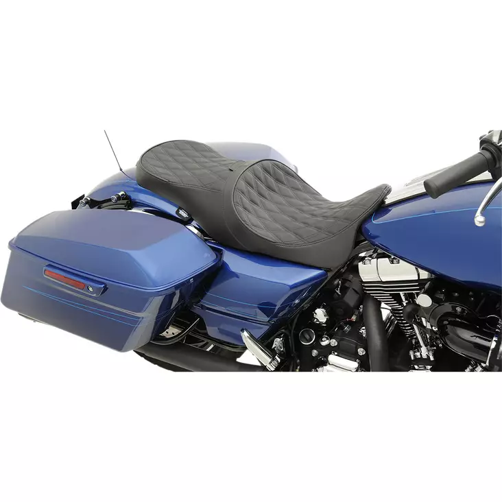 SEAT LOW PROFILE FORWARD-POSITIONING TOURING WITH EZ GLIDE II™ BACKRESTS - Satulat ja satulanpäälliset - 08011011 - 1