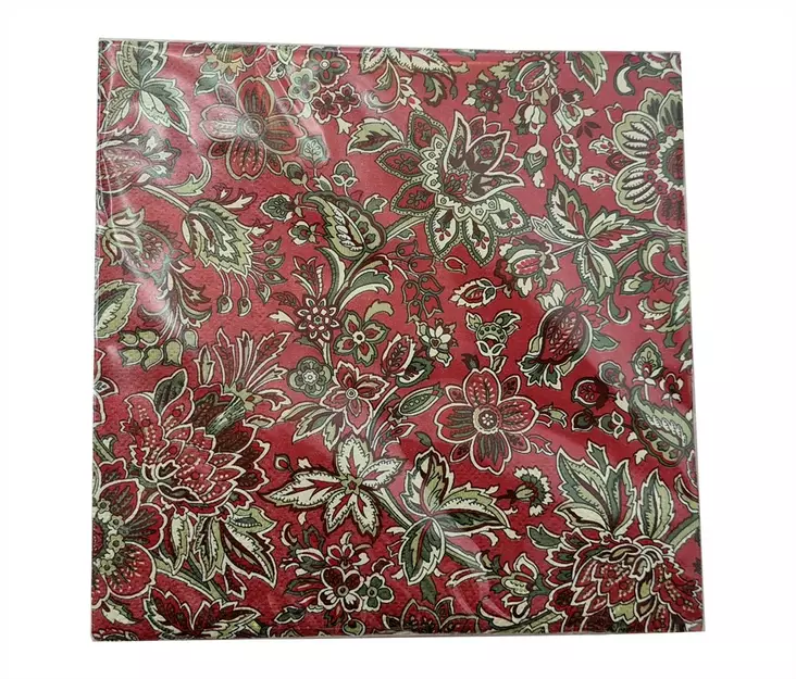 Servetti Kukat tummanpunainen 20 kpl - Servetit - SER81 - 1