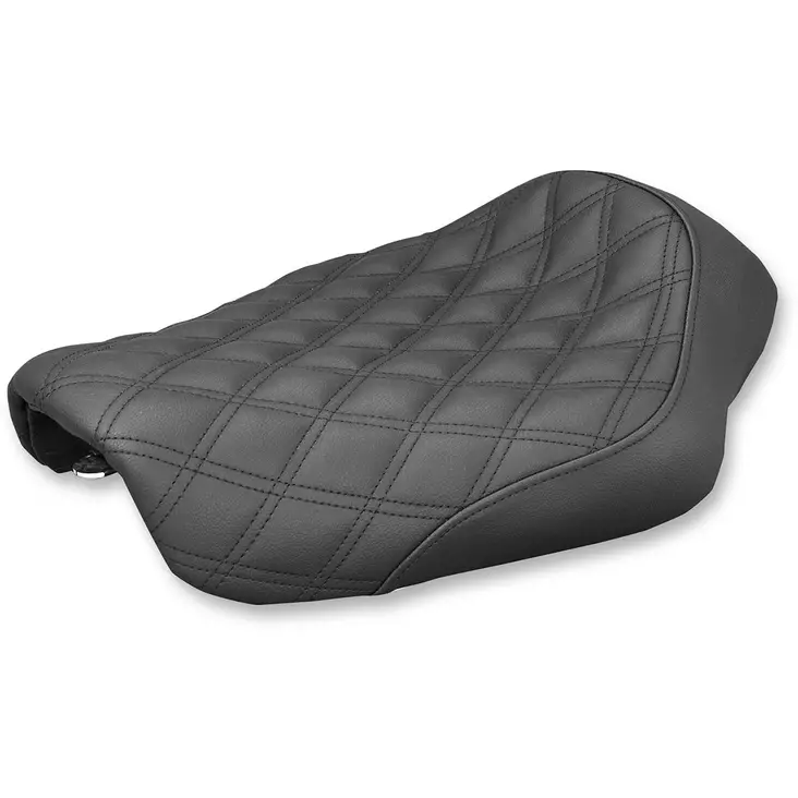 SOLO SEAT RENEGADE™ LS FRONT VINYL|SADDLEGEL™ PLAIN BLACK - Satulat ja satulanpäälliset - 08030551 - 1