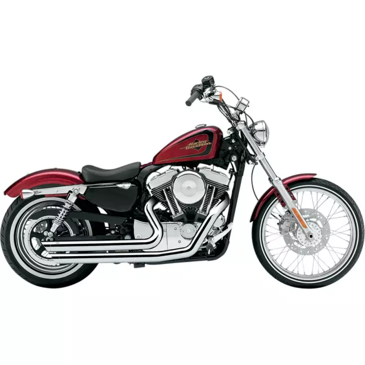 SPEEDSTER SLASH DOWN EXHAUST WITH POWERPORT CHROME HD - Pakoputket ja niiden osat - 18001401 - 1