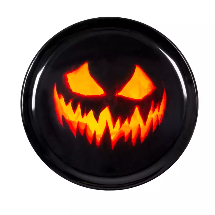 Tarjotin Halloween-hymy 34,5 cm - Kallot, Halloweenrekvisiitta - HOR301 - 1