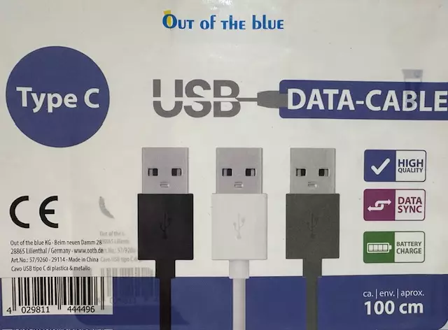USB-Datakaapeli, Tyyppi C - Oheistuotteet - DATA1 - 1