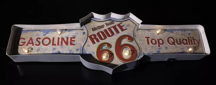 Valokyltti Mother Road Route 66 - Taulut, kehykset - PELT31 - 1