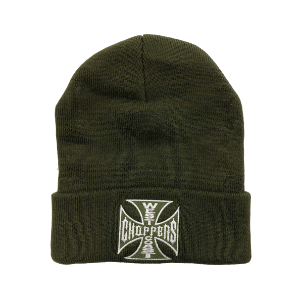 WCC pipo oliivin vihreä brodettu logo - Pipot - WCC201 - 1