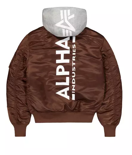 Alpha MA-1 ruskea pilotti irtohupulla - Pilottitakit - ALP162 - 1