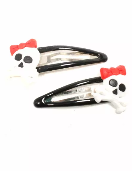 Hiuspinnit, rusettikallo, oikea ja vasen - Hiuskoristeet - PIN22 - 1