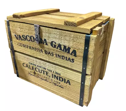 Kannellinen lauta-arkku - Säilytys - PUU142 - 1