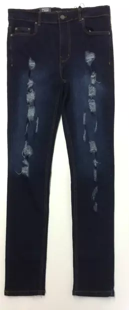 Pillifarkut, G-72, kulutettu t.sininen - Farkut - FAR52 - 1