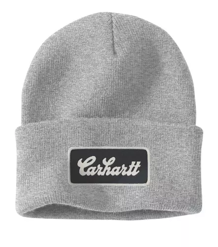 Pipo harmaa Cuffed Script Patch - Pipot - CRH52 - 1
