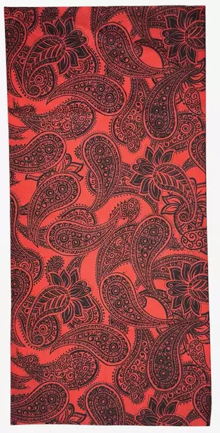 Putkihuivi Paisley Punamusta - Putkihuivit - B462 - 1