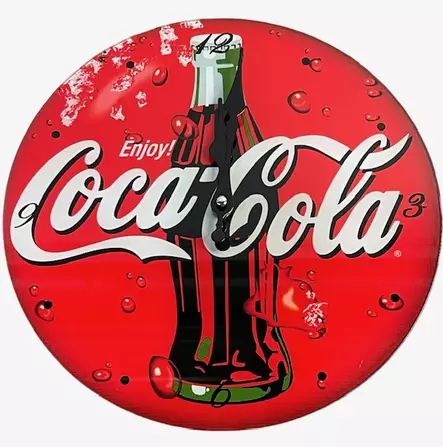 Seinäkello Enjoy Coca-Cola lasitaulu - Kellot - KE172 - 1
