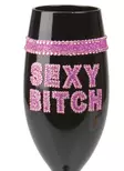 CHAMPAGNEGLAS STRASS "SEXY BITCH" - Astiat - 80112 - 1