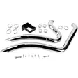 EXHAUST BIG RADIUS 2-INTO-2 CHROME - Pakoputket ja niiden osat - 18000592 - 1