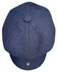 Flatcap 8-Paneelinen, sininen tweed - Flat Capit - LC822 - 4