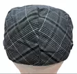 Flatcap harmaa ruudukko - Flat Capit - LC682 - 5