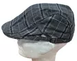 Flatcap harmaa ruudukko - Flat Capit - LC682 - 2