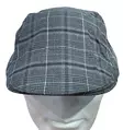 Flatcap harmaa ruudukko - Flat Capit - LC682 - 4
