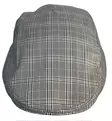 Flatcap harmaa ruutu - Flat Capit - LC772 - 2