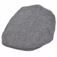 Flatcap harma mustavalk, sin ruutu - Flat Capit - LC662 - 1