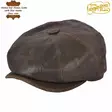 Flatcap nahkalätsä, ruskea - Flat Capit - LC762 - 1