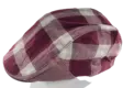 Flatcap puna valko ruudullinen isoruutu - Flat Capit - LC602 - 1