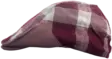 Flatcap puna valko ruudullinen isoruutu - Flat Capit - LC602 - 2