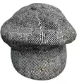 Flatcap Tweed, Valkomusta - Flat Capit - LC792 - 4