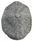 Flatcap Tweed, Valkomusta - Flat Capit - LC792 - 2