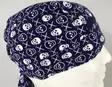 Headwrap, sininen, pikkukallot - Headwrapit - HW32 - 2