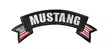 Kangasmerkki Ford Mustang kaari - Kangasmerkit - K1562 - 1