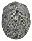 Lätsä Tweed mustavalkoinen - Flat Capit - LC802 - 2