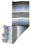 Mexico viltti, L. Blue Charcoal White - Kodin tekstiilit - MEX62 - 2