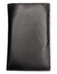 Nahkalompakko RFID-suojattu, musta - Lompakot ja rahakukkarot - KN442 - 1