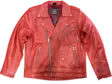 Nahkatakki Punainen brando biker - Nahkatakit - T542 - 1
