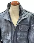 Nahkatakki rentoistuvuus Frosty Blue - Nahkatakit - T642 - 7