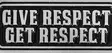 Pinssi Give Respect Get Respect - Pinssit - PNS82 - 2