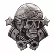 Pinssi, Hot Leather, Aviator Skull - Oheistuotteet - PNS72 - 1