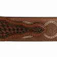 Stetson Ruskea nahkavyö komeilla koriste - Nahkavyöt - STEV2 - 2