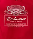T-paita Budweiser White logo - T-paidat - TP1262 - 1