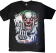 T-paita, Clown & Game Over, musta - T-paidat - TP1362 - 1