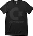 T-Paita Commodore musta logo - T-paidat - TP1482 - 1
