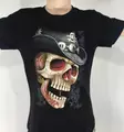 T-paita, Cowboyhattu Skull, Glow - T-paidat - KID472 - 2