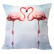 Tyyny Flamingot ja Sydän 45 x 45 cm - Tyynyt ja viltit - TYY12 - 1