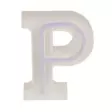Värikäs P- kirjain, LED n.16 cm - Valaisin, valoketju - VALO12 - 2