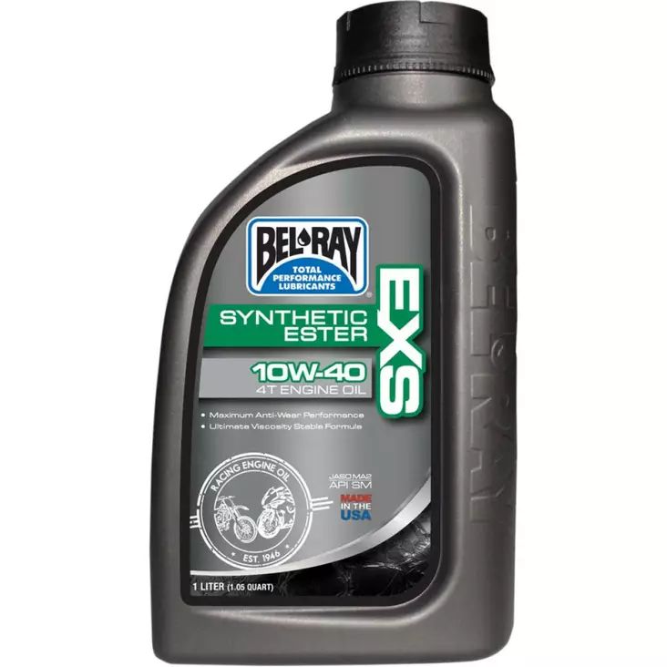 BEL-RAY EXS SYNTHETIC ESTER 4-STROKE ENGINE OIL 10W-40, 1L - Öljyt - 36010332 - 1