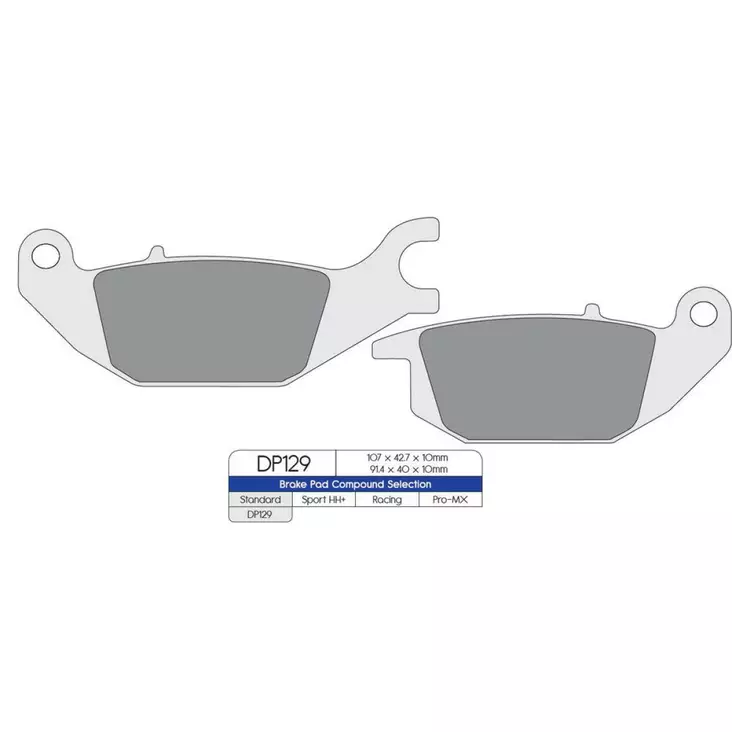 BRAKE PAD DP SINTERED REPLACEMENT STREET TOURING OFF-ROAD/ATV - Jarrupalat - 17210942 - 1