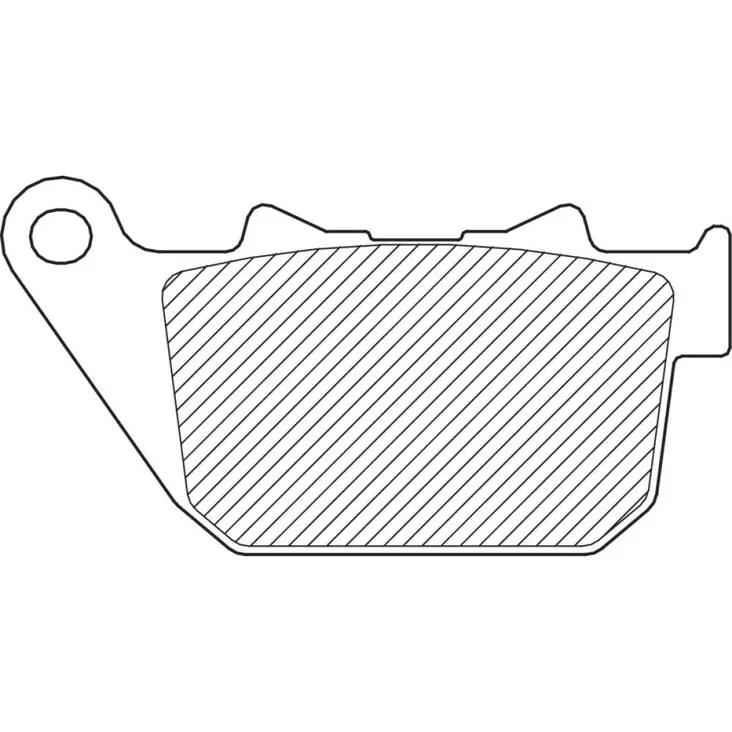 BRAKE PAD ORGANIC - Jarrupalat - 17200212 - 1